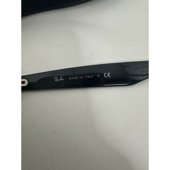 Ray Ban RB 2132 New Wayfarer Sunglasses-Black With Case - Picture 5 of 10